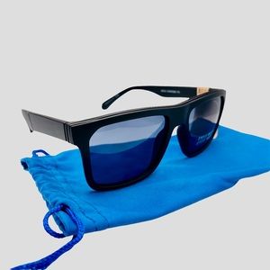 Frye and Co Black Matte Sunglasses